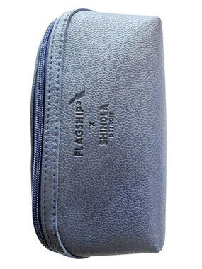 Shinola American Airlines Navy Blue Travel Pouch Toiletry Amenity Case Empty Bag